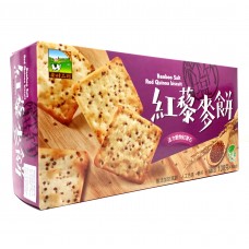 Bamboo Salt Red Quinoa Cracker 竹盐红藜麦饼